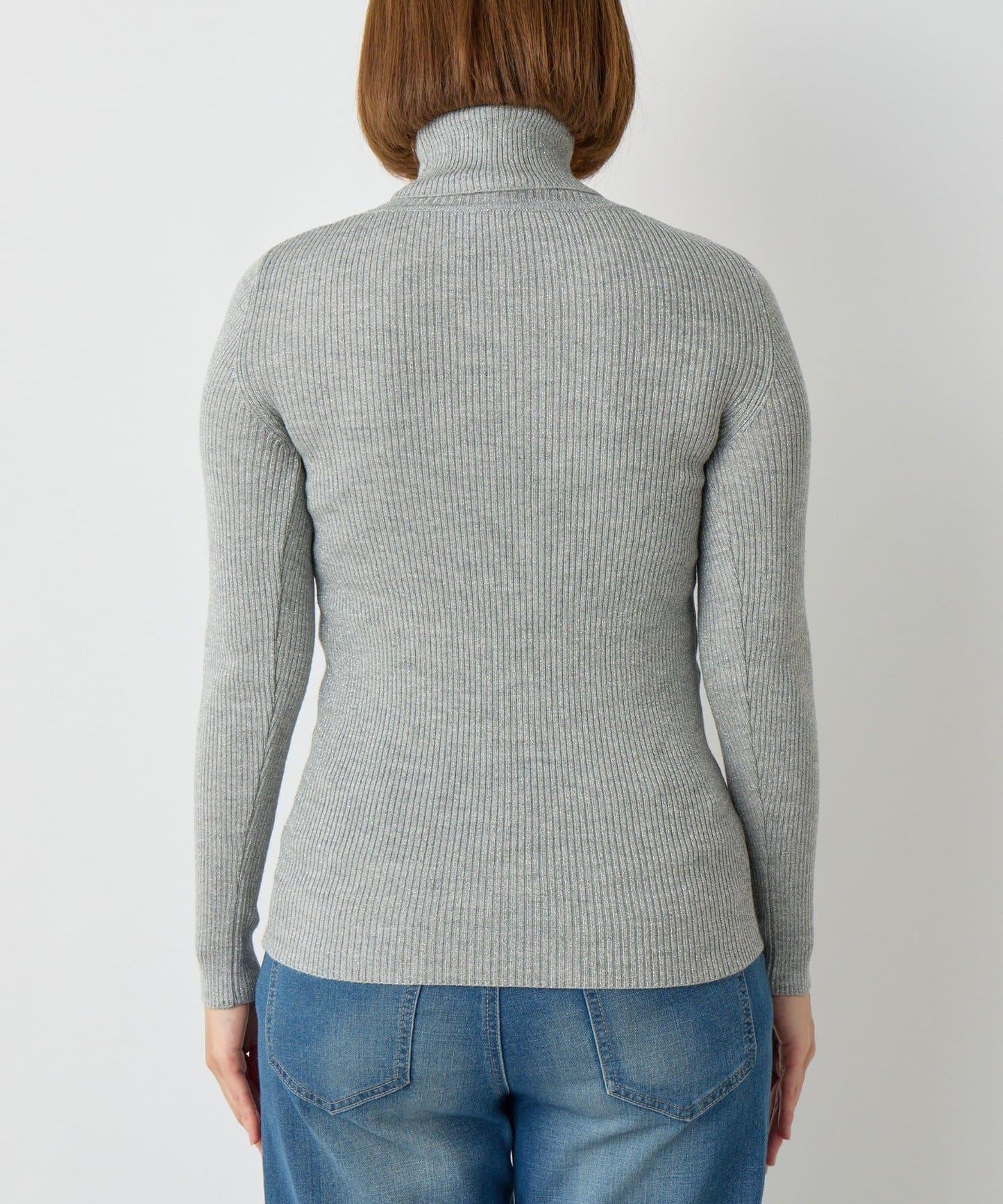 低調時尚亮片高領衫