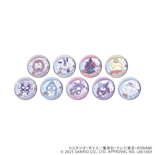 遊戲王決鬥怪獸GX×《三麗歐》_全息徽章（65mm）01/全套（共9種）（聯名插畫）【BOX/9個裝】