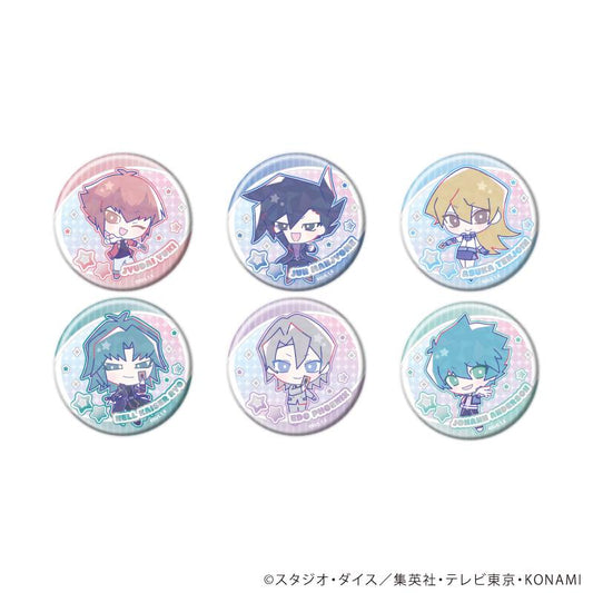 遊戲王決鬥怪獸GX Design produced by Sanrio_全息徽章（65mm）01/全套（共6種）（聯名插畫）【BOX/6個裝】