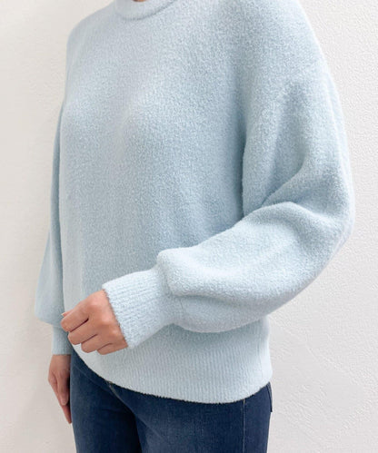 日常百搭◎仿貉子毛針織衫