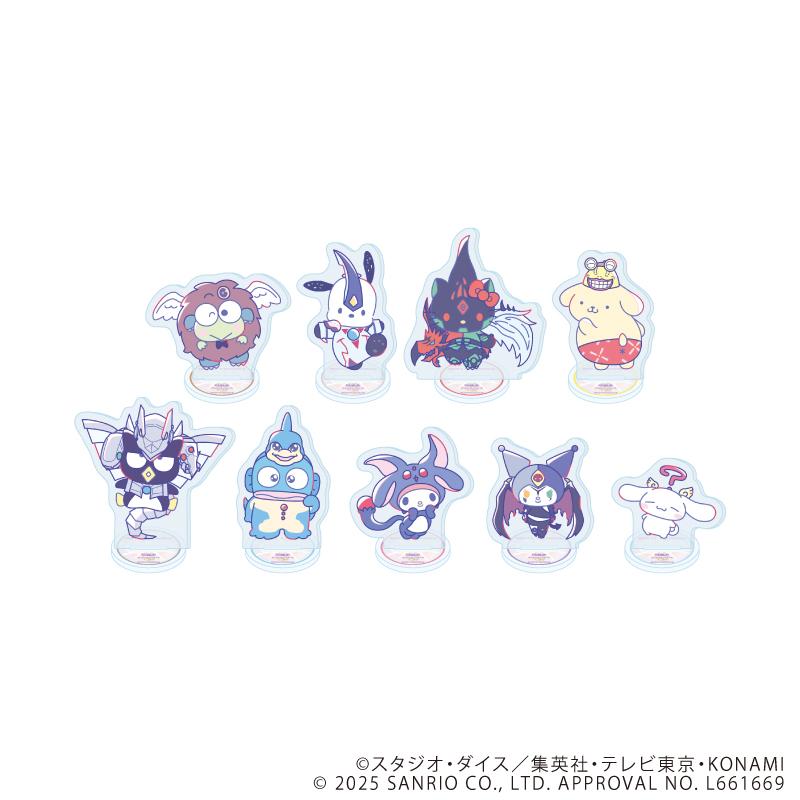 遊戲王決鬥怪獸GX×《三麗歐》亞克力迷你立牌01/全套（共9種）（聯名插畫）【BOX/9個裝】