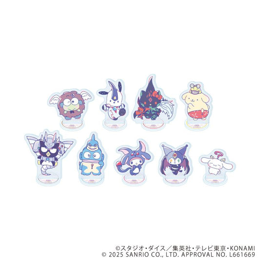 遊戲王決鬥怪獸GX×《三麗歐》亞克力迷你立牌01/全套（共9種）（聯名插畫）【BOX/9個裝】