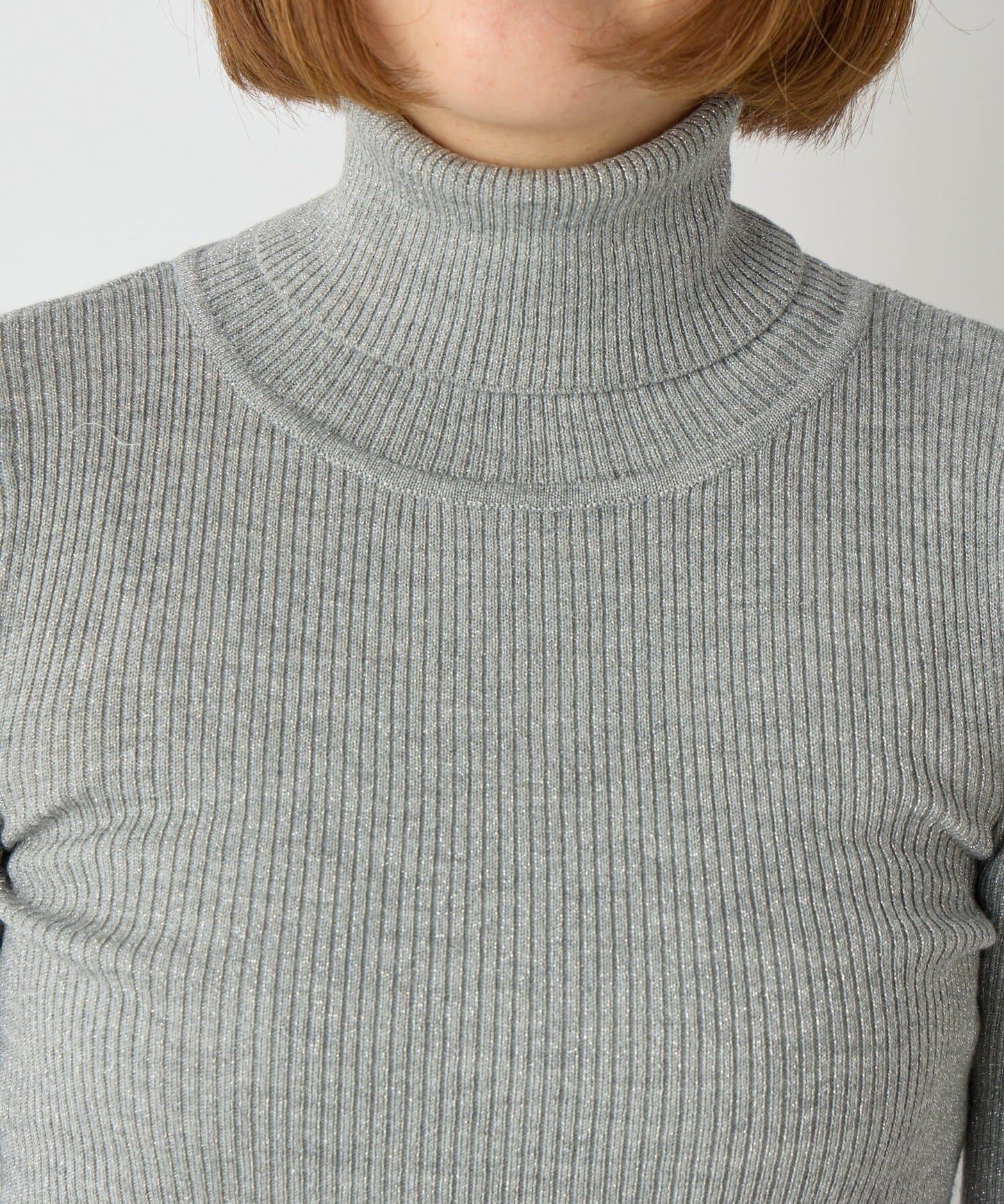 低調時尚亮片高領衫