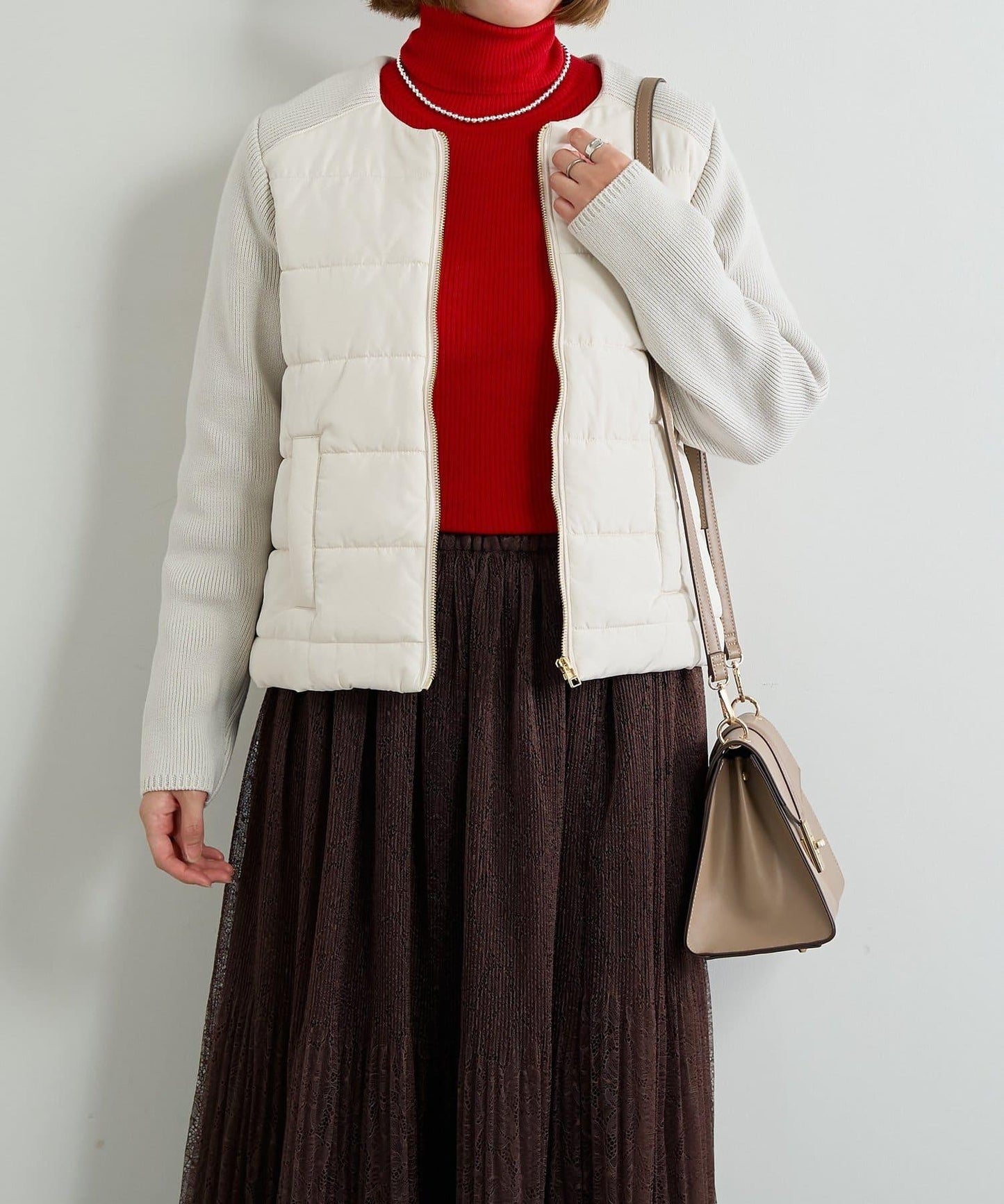 日常百搭羅紋高領衫