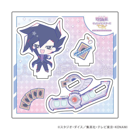 遊戲王決鬥怪獸GX Design produced by Sanrio 亞克力立牌02/萬丈目準（聯名插畫）