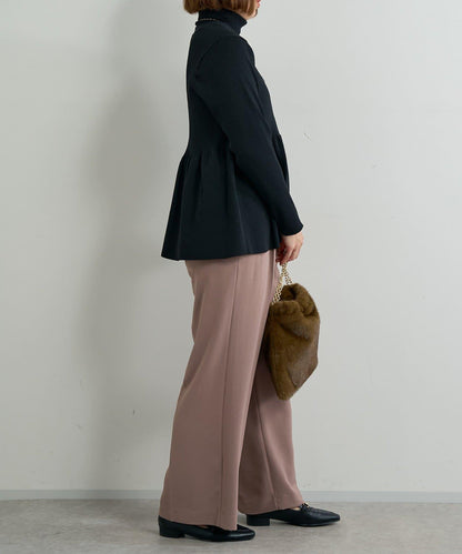 大人可愛荷葉邊針織開衫