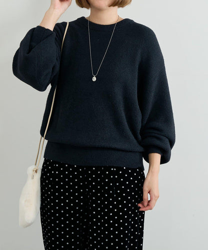 日常百搭◎仿貉子毛針織衫