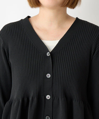 大人可愛荷葉邊針織開衫