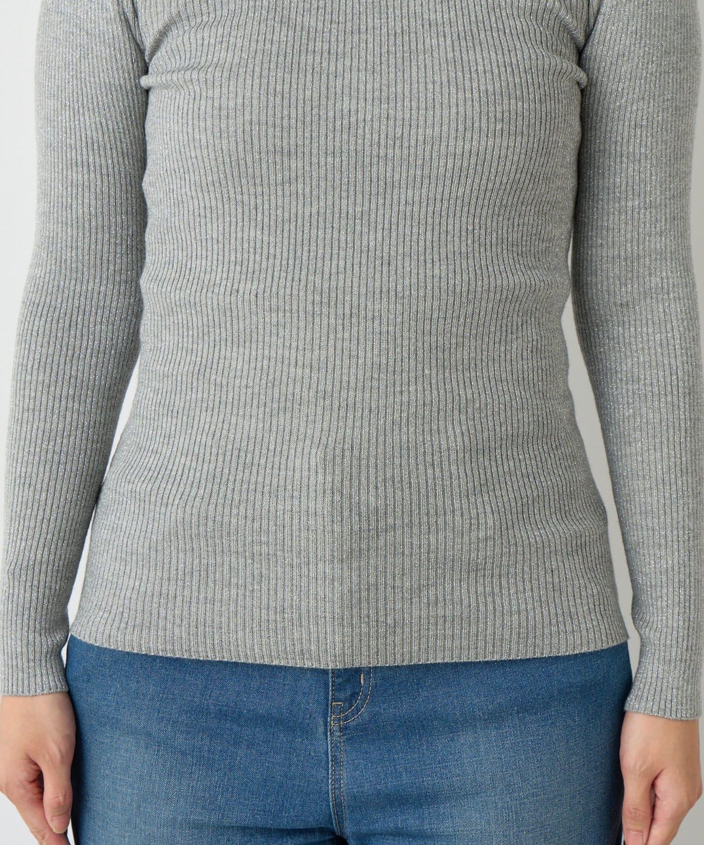 低調時尚亮片高領衫