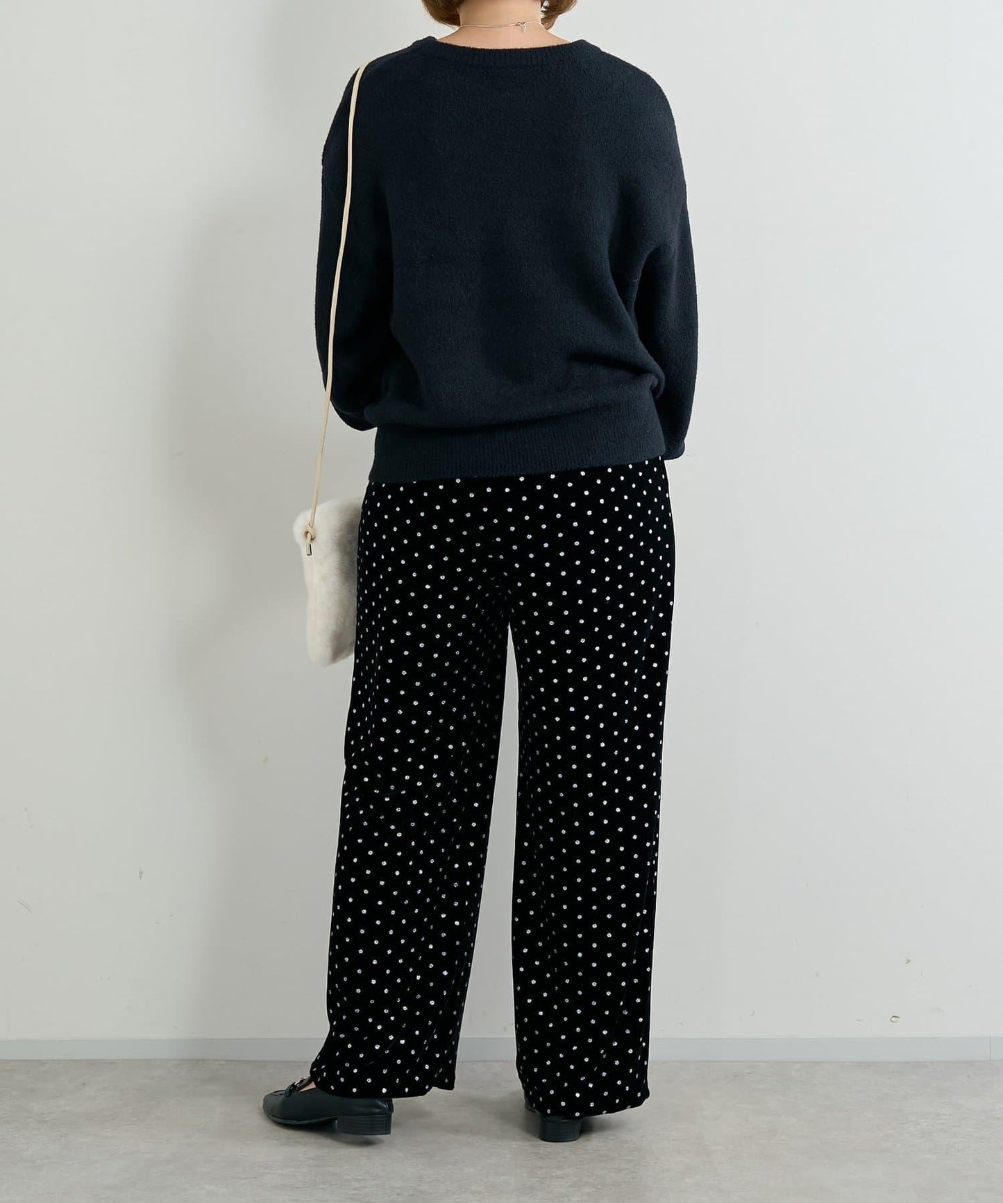 日常百搭◎仿貉子毛針織衫