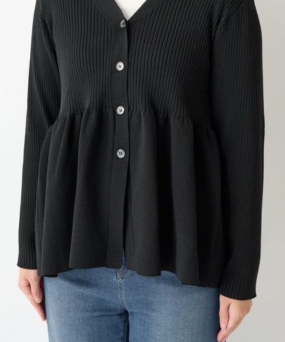 大人可愛荷葉邊針織開衫