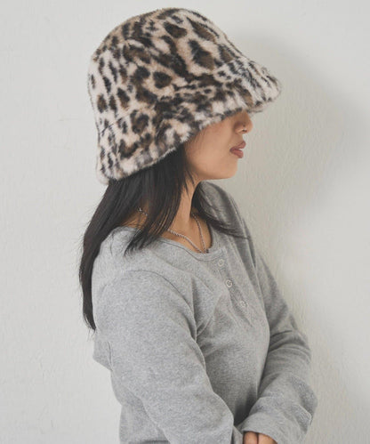 動物毛絨漁夫帽