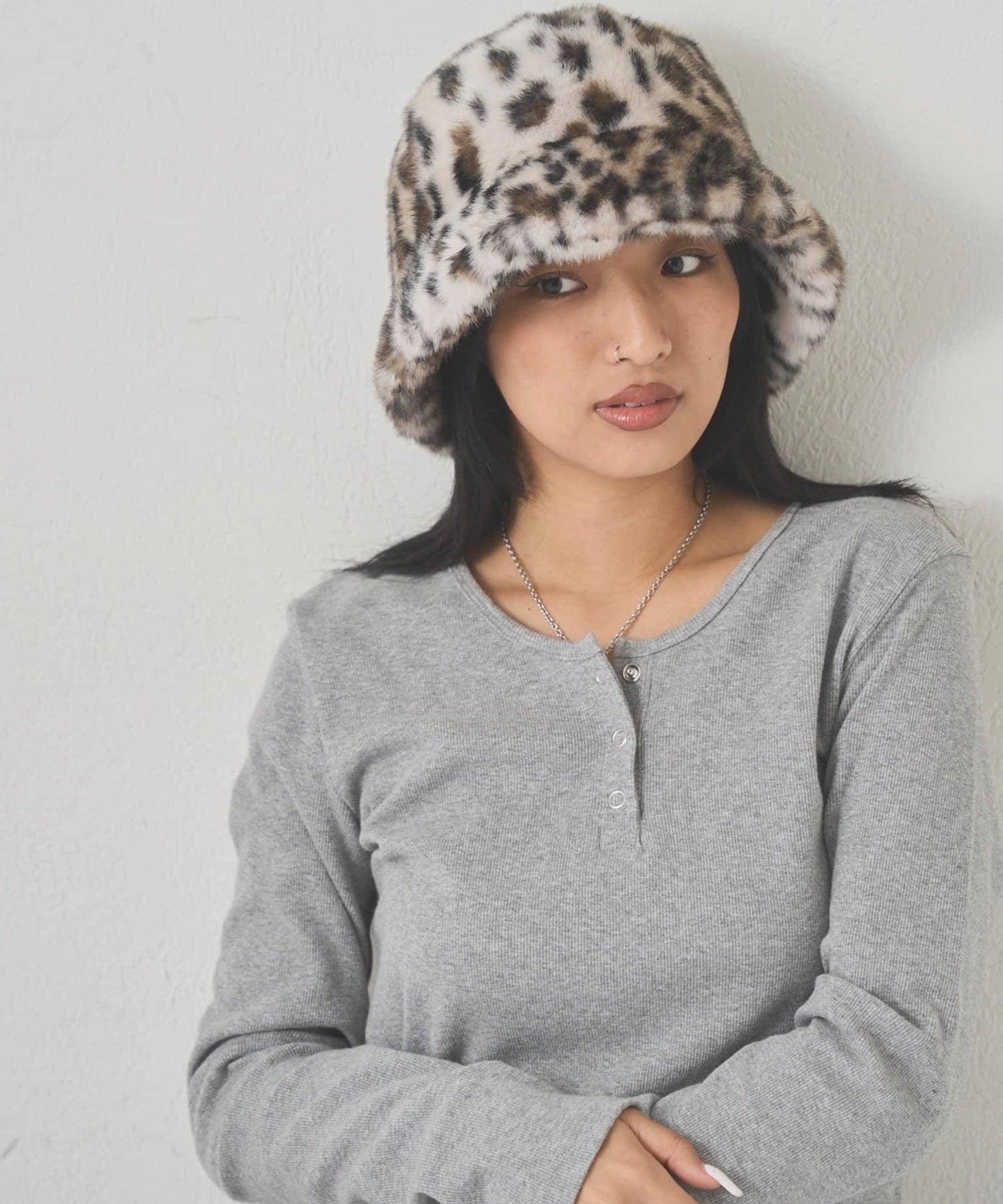 動物毛絨漁夫帽