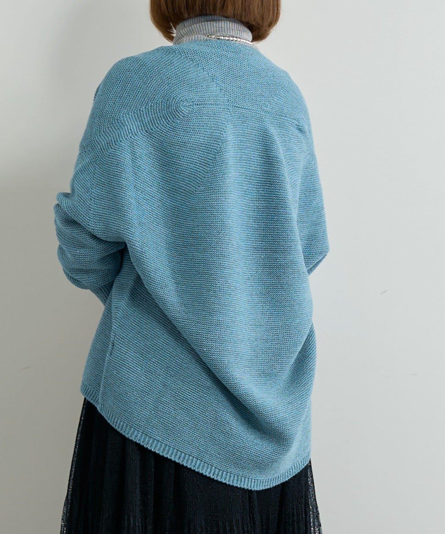 日常百搭羅紋高領衫