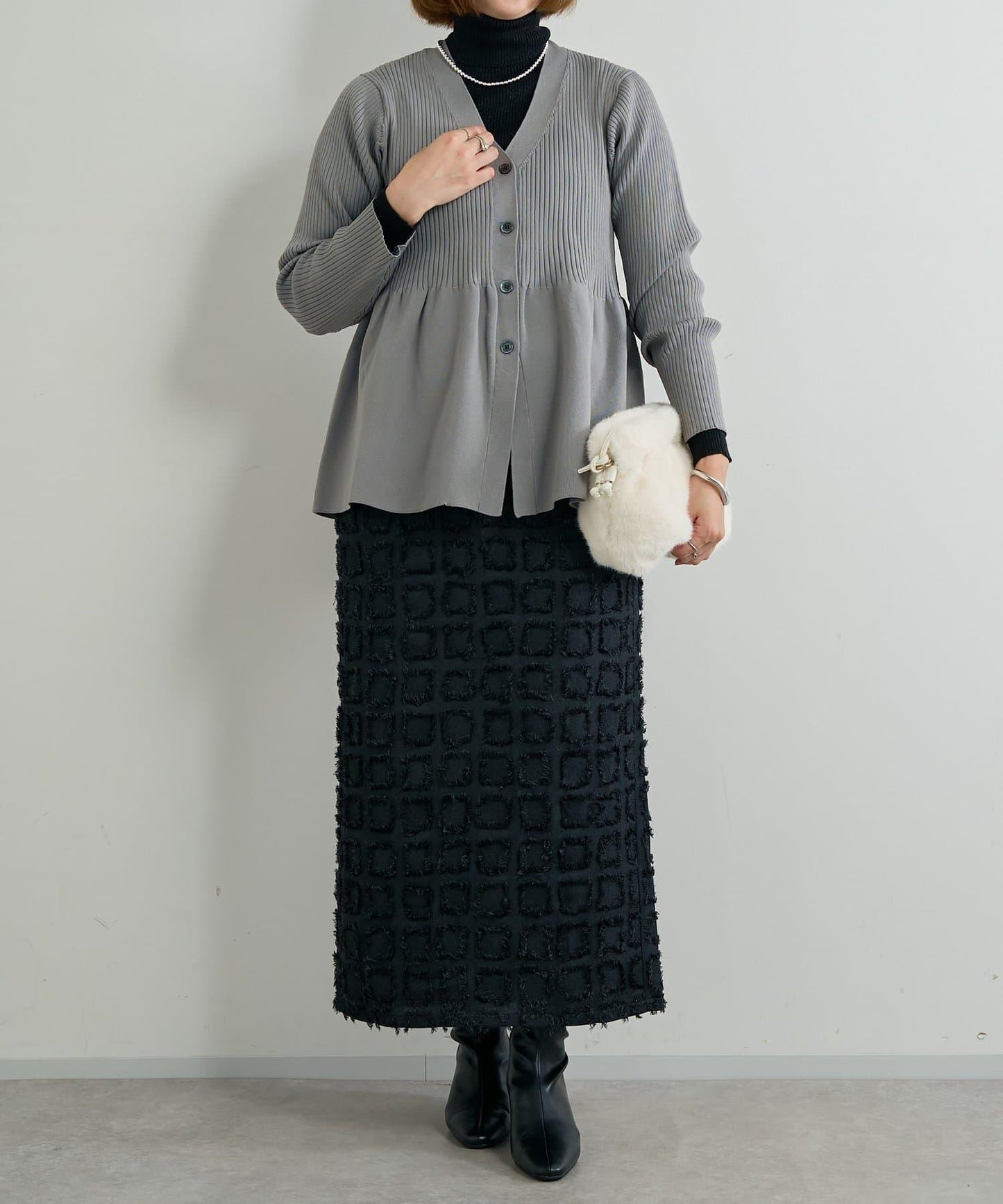 低調時尚亮片高領衫