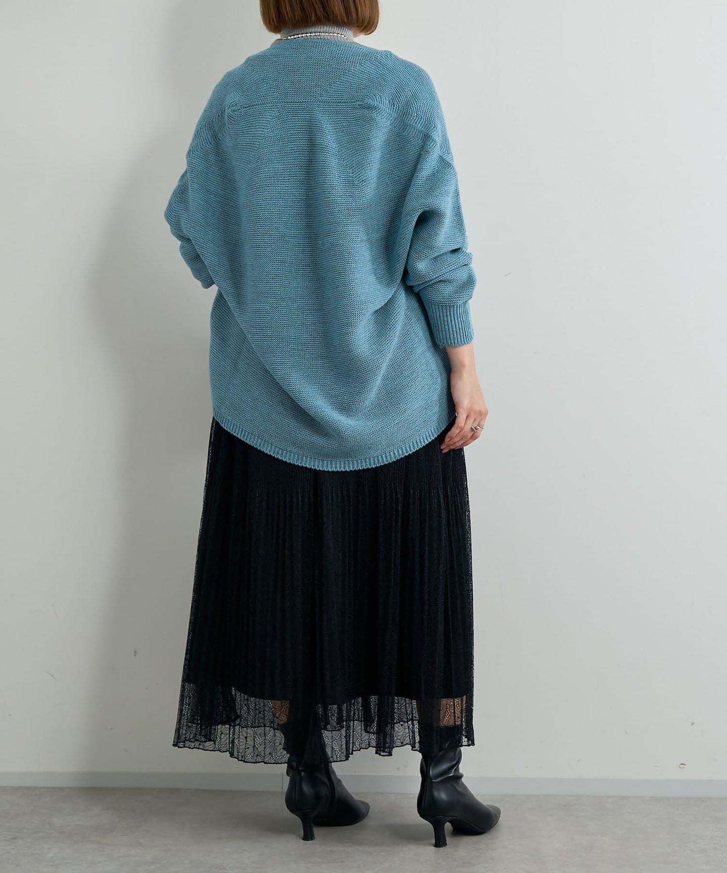 日常百搭羅紋高領衫