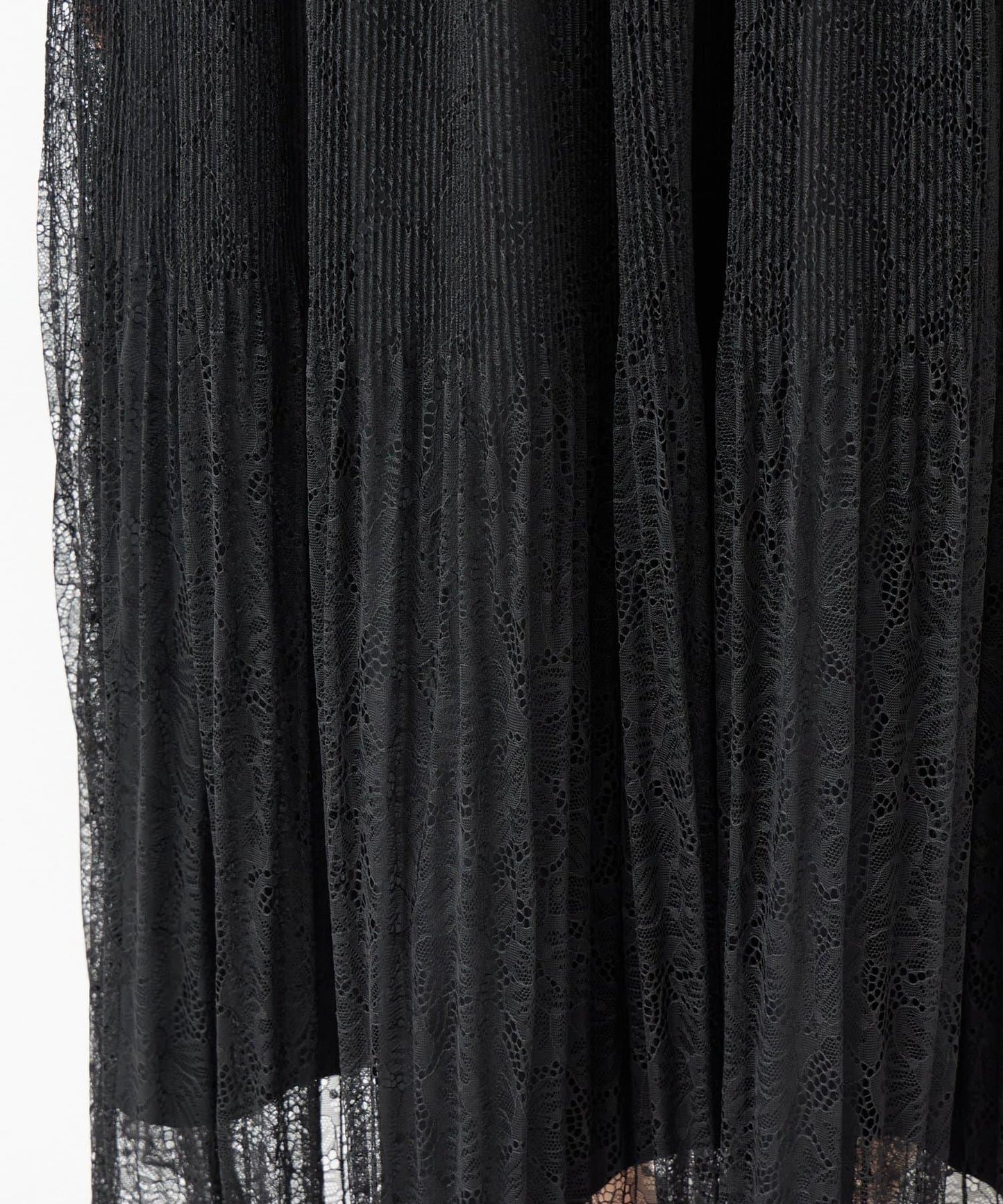 優雅氣質蕾絲百褶長裙