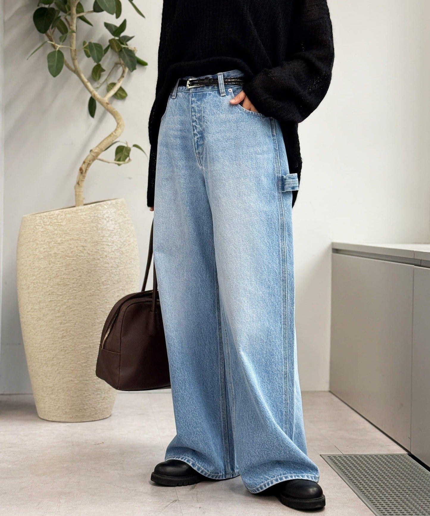 RIVE DROITE 寬鬆工裝牛仔褲