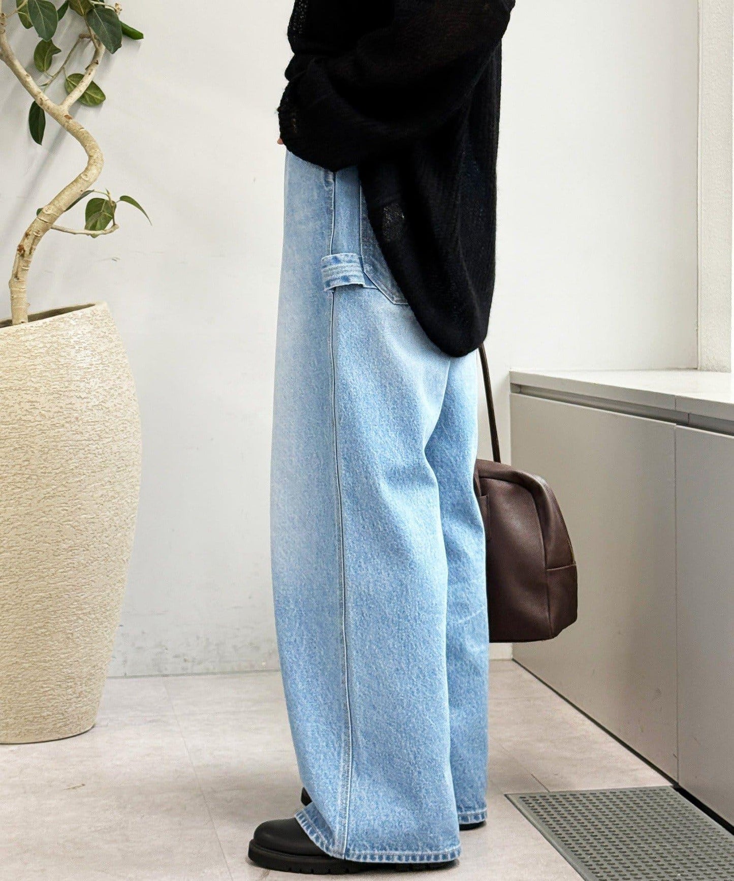 RIVE DROITE 寬鬆工裝牛仔褲