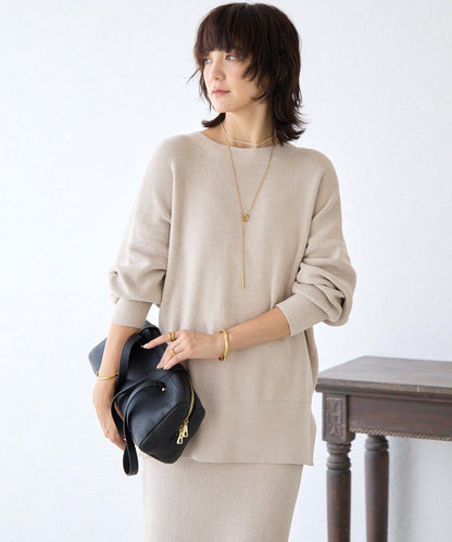 【優雅光澤】亮片毛線兩用開衫/預計11月下旬發貨