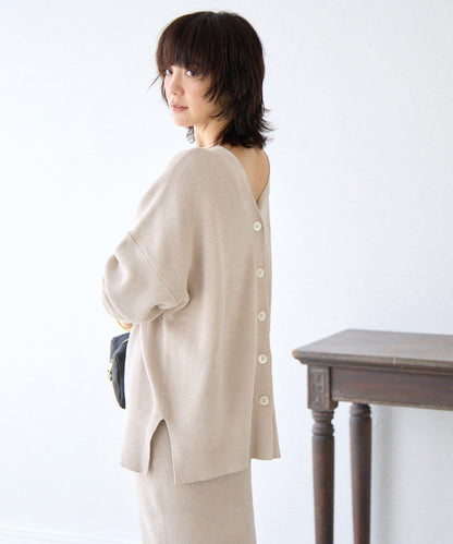 【優雅光澤】亮片毛線兩用開衫/預計11月下旬發貨