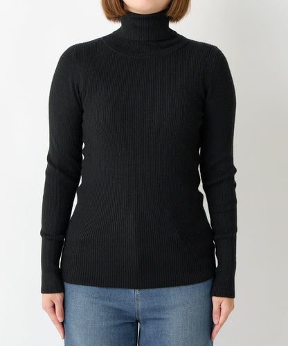 日常百搭羅紋高領衫