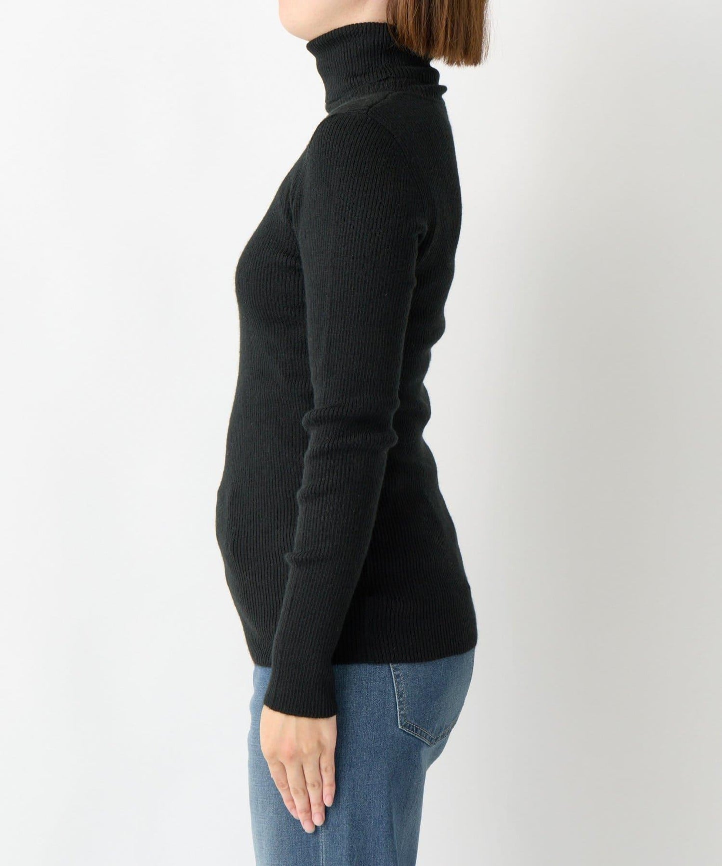 日常百搭羅紋高領衫