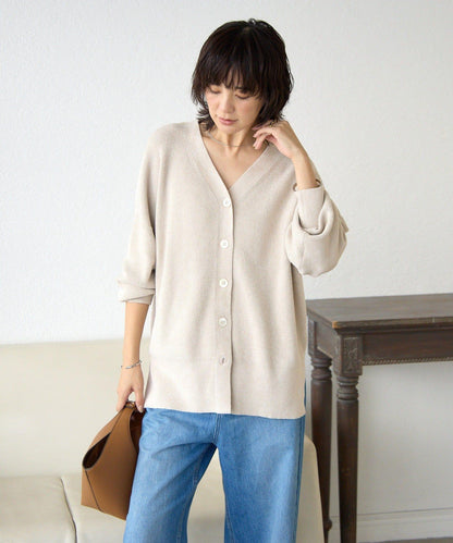 【優雅光澤】亮片毛線兩用開衫/預計11月下旬發貨