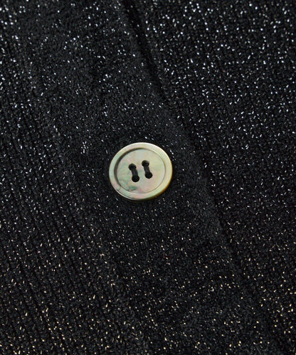 【優雅光澤】亮片毛線兩用開衫/預計11月下旬發貨