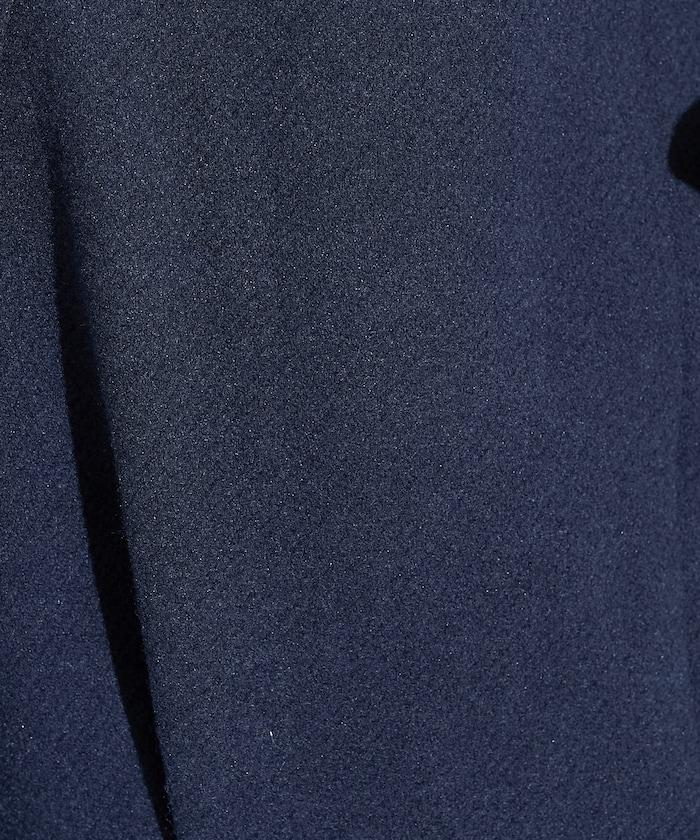 羊毛高領長款大衣