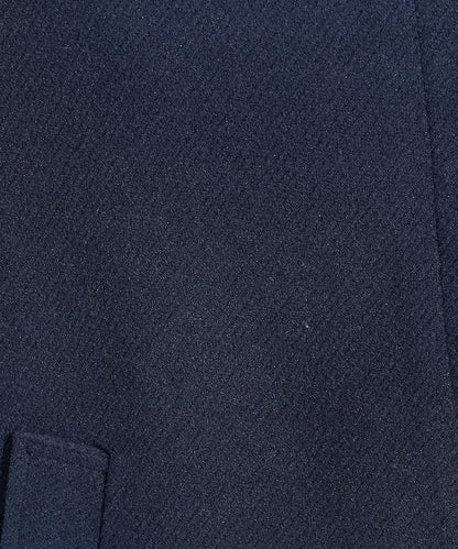 羊毛高領A字中長款大衣