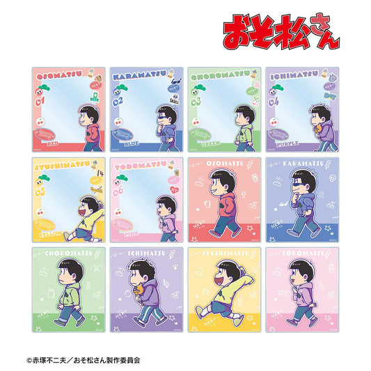 《阿松》 隨機迷你角色亞克力卡片（單品/全套BOX）【BOX／12個裝】