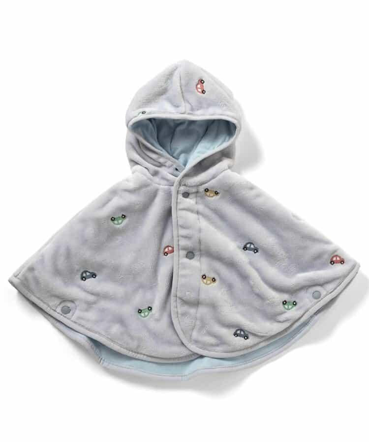 羊羔絨刺繡披風