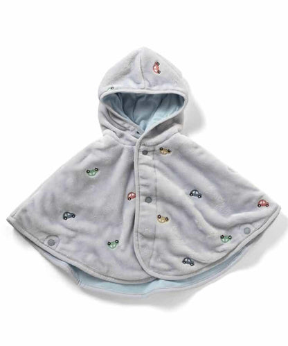 羊羔絨刺繡披風