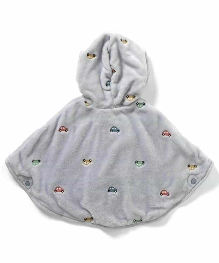 羊羔絨刺繡披風