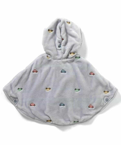 羊羔絨刺繡披風