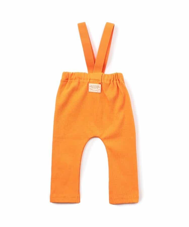 帶吊帶卡通臉圖案打底褲