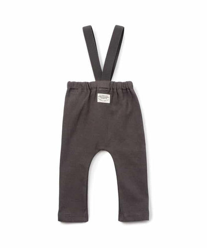 帶吊帶卡通臉圖案打底褲