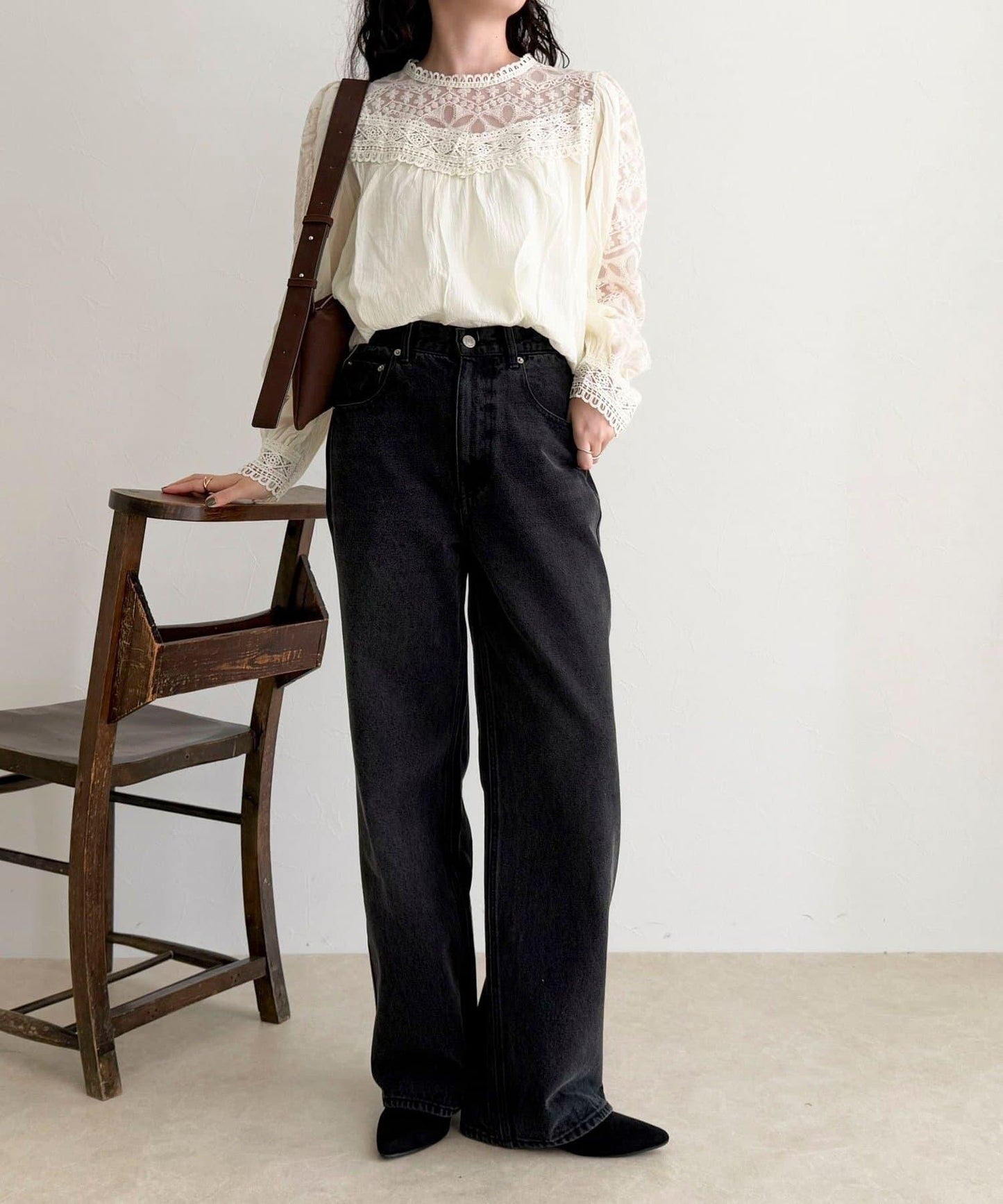 【CHOKLATE PARIS】蕾絲襯衫