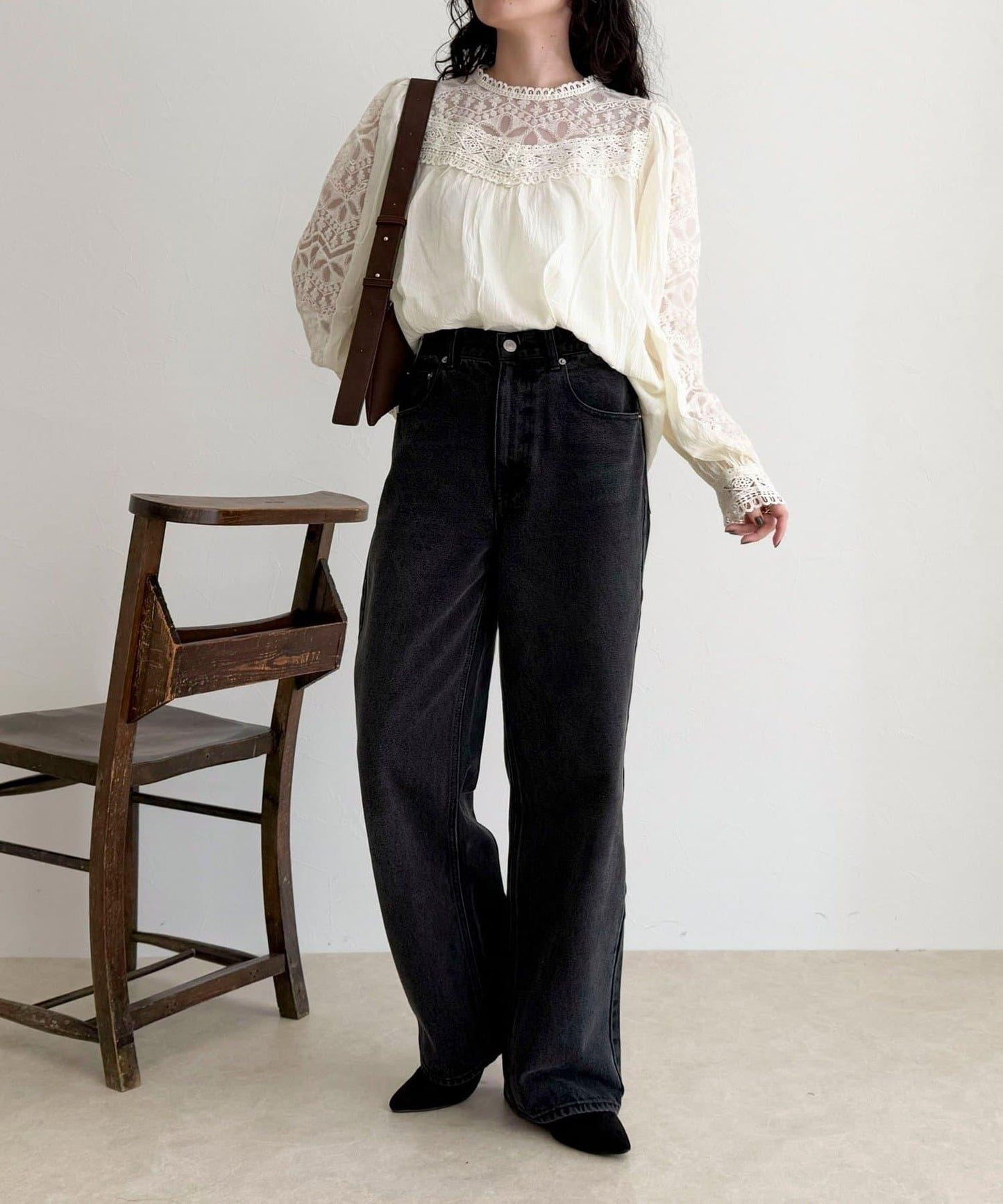 【CHOKLATE PARIS】蕾絲襯衫