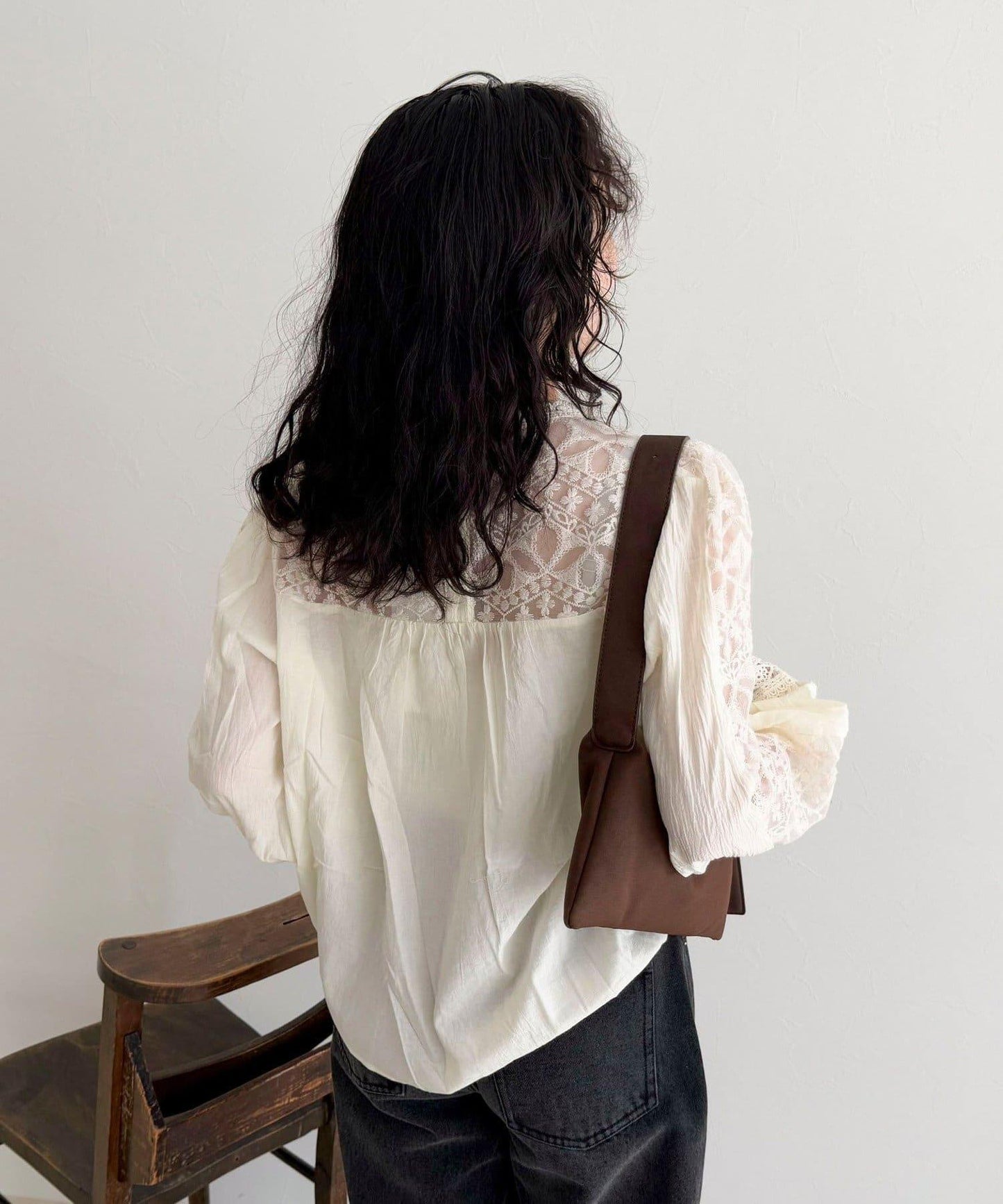 【CHOKLATE PARIS】蕾絲襯衫