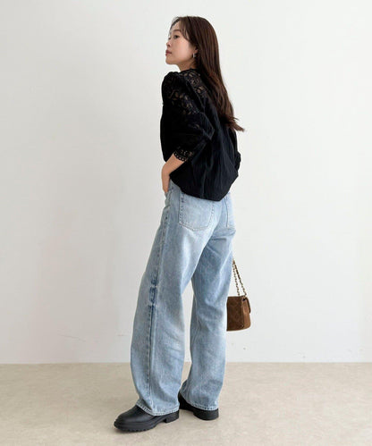 【CHOKLATE PARIS】蕾絲襯衫