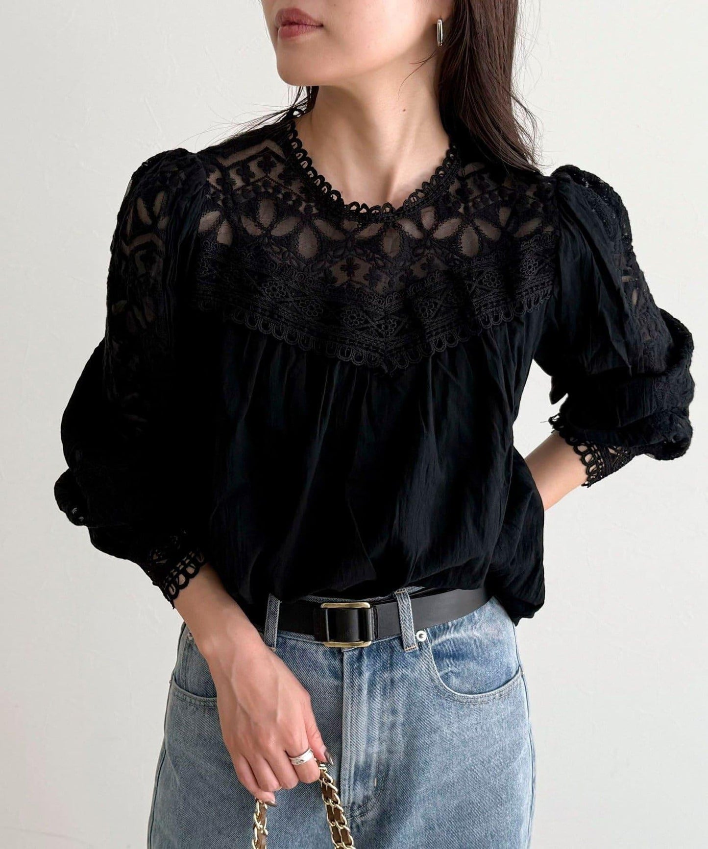 【CHOKLATE PARIS】蕾絲襯衫