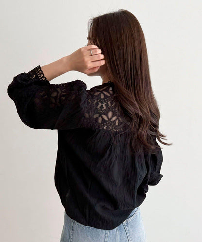 【CHOKLATE PARIS】蕾絲襯衫