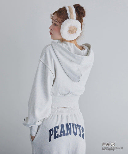 【《PEANUTS》聯名】史努比刺繡休閒褲