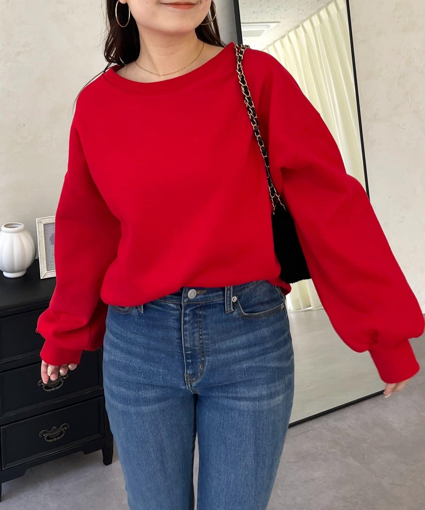 背面金屬裝飾加絨衛衣