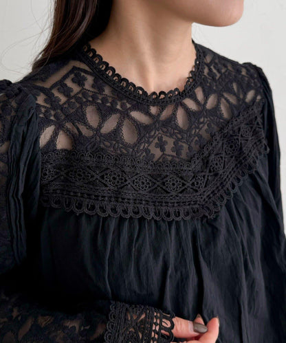 【CHOKLATE PARIS】蕾絲襯衫