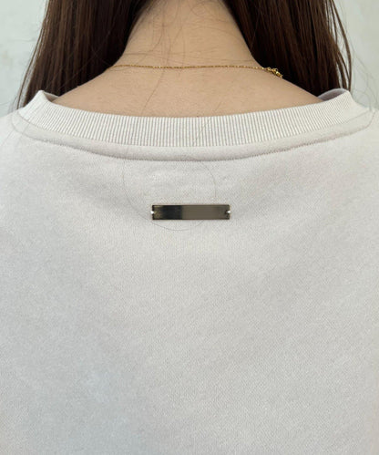 背面金屬裝飾加絨衛衣