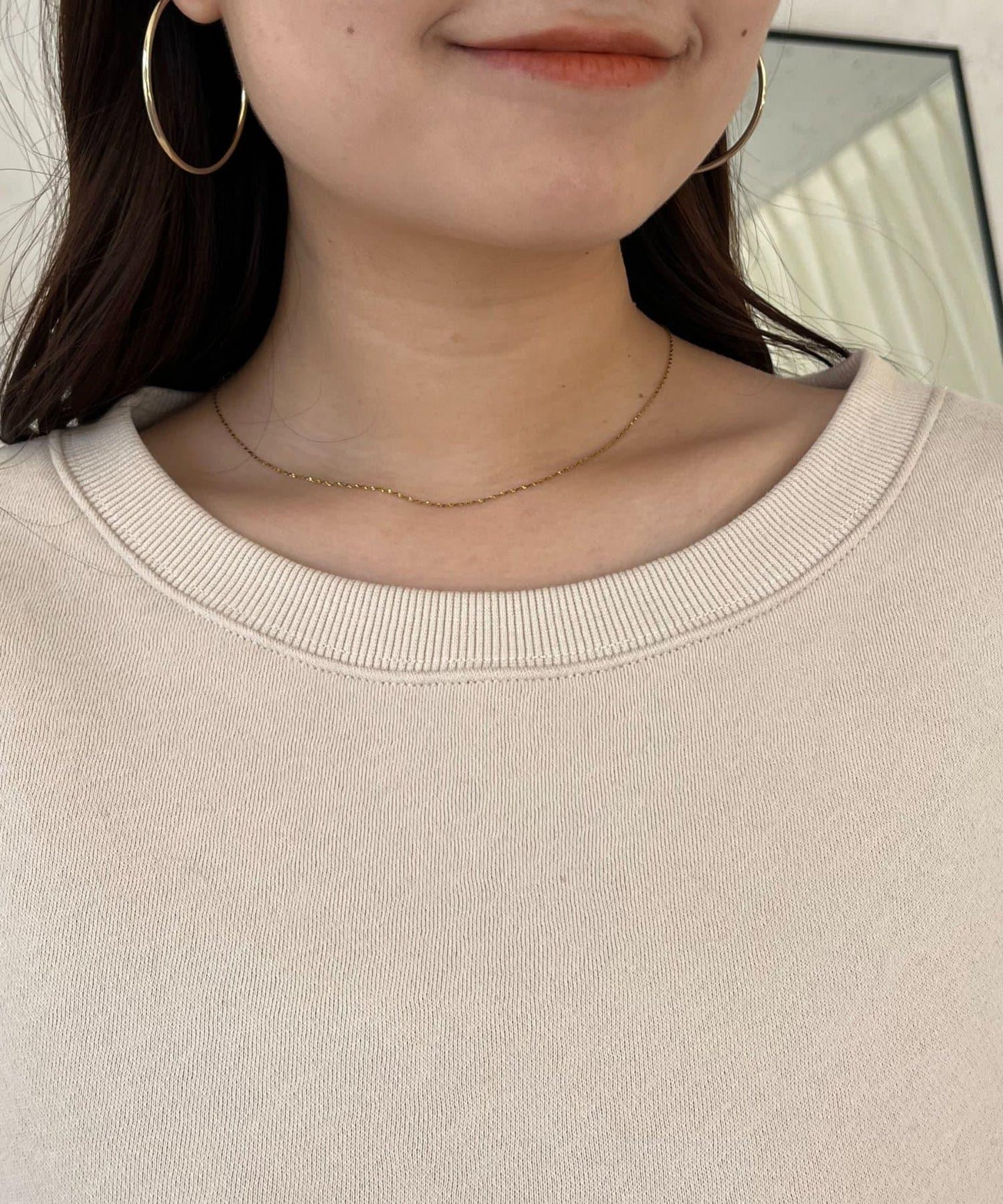 背面金屬裝飾加絨衛衣