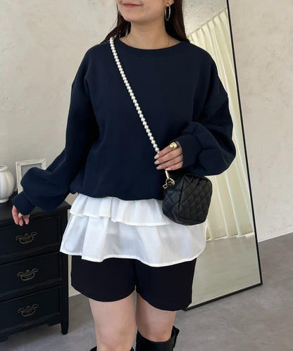 背面金屬裝飾加絨衛衣